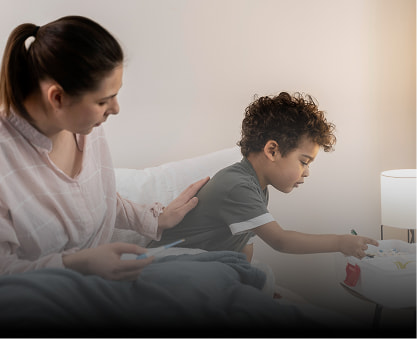 Child with doctor